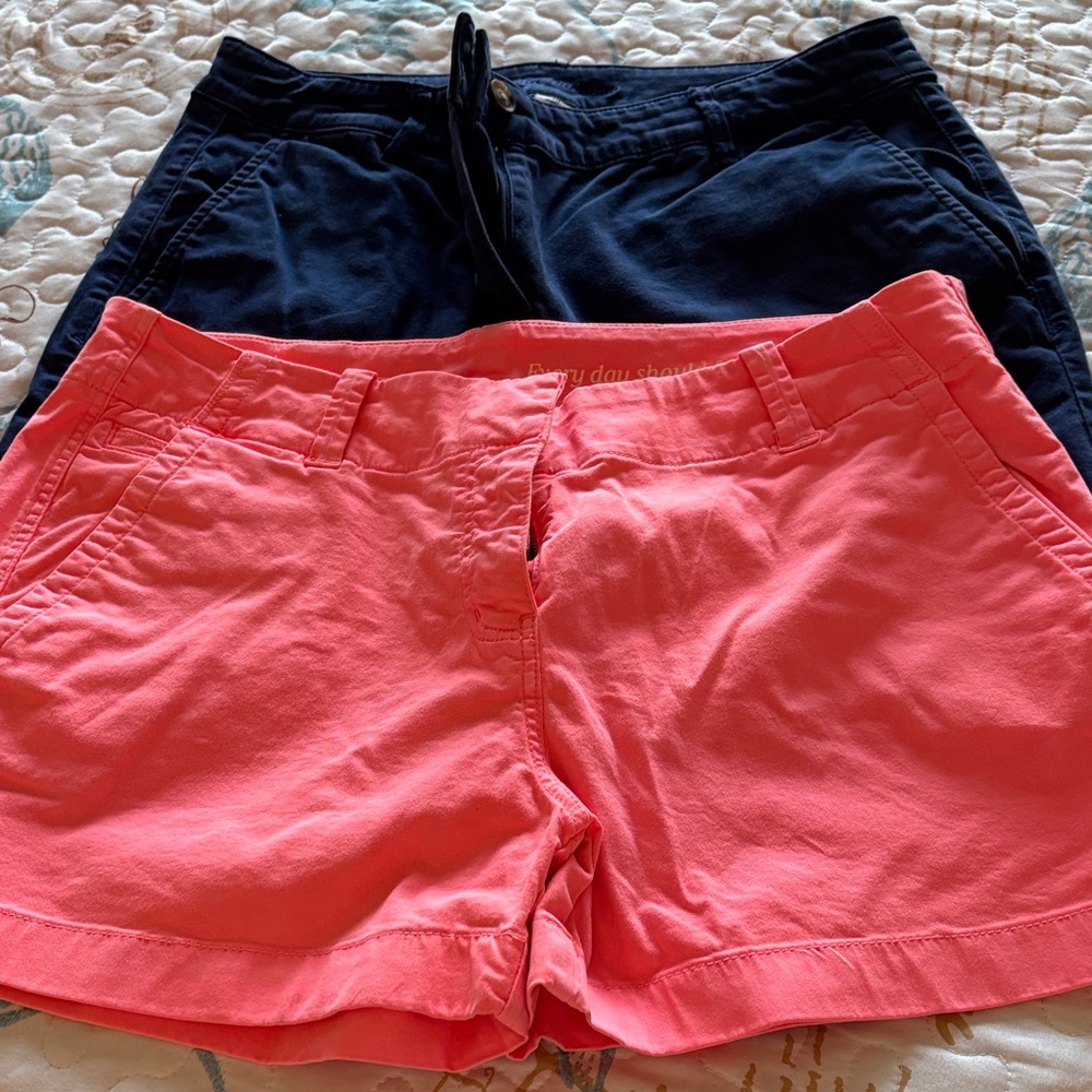 Tommy Bahama Coral and Navy Women's Shorts